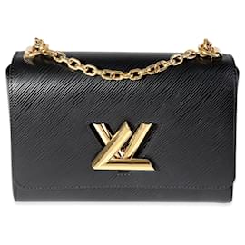 Louis Vuitton-Louis Vuitton Black Epi Leather Twist Mm -Black