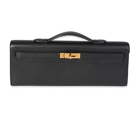 Hermès Hermes Negro Swift Kelly Corte Ghw Negro