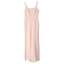 Chanel-Chanel Jumpsuit in Cream Silk-White,Cream