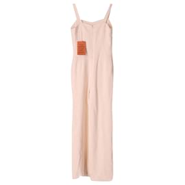 Chanel-Chanel Jumpsuit in Cream Silk-White,Cream