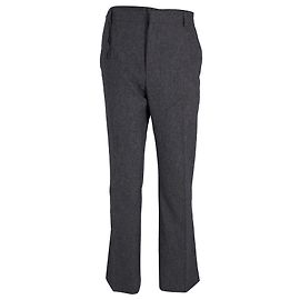 Christian Dior Calça Dior Straight Cut em Lã Cinza Cinza
