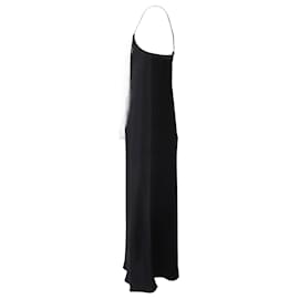 Ellery-Ellery Fringe Slip Dress aus schwarzem Acetat-Schwarz