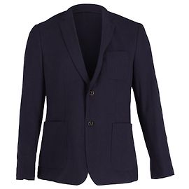 Michael Kors Single Breasted Blazer in Navy Blue Polyester  Blue Navy blue