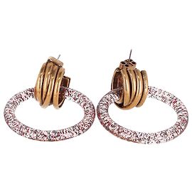 Pendientes de aro Balenciaga Sparkle en plástico multicolor Multicolor
