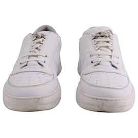 Acne-Acne Studios Low Top Sneakers in White Leather-White