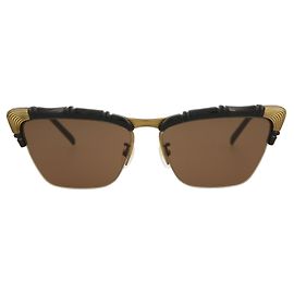 Gucci Cat Eye-Frame  Injection  Sunglasses Black