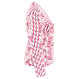 Maje-Chaqueta de tweed Maje Vyza de algodón rosa-Rosa