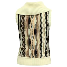 Missoni-Missoni Colour Block Knitted Sweat Vest en Laine Multicolore-Autre