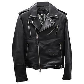 Giacca biker convertibile Alexander McQueen in pelle nera Nero