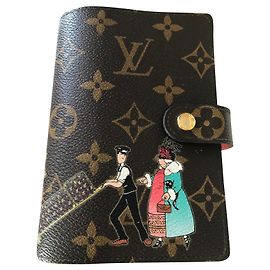 Louis Vuitton Monogram LV - couverture agenda PM Marron