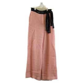Chanel-CHANEL Pants Clothing Bottoms Wool Ladies Pink-Pink