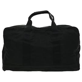 Prada-PRADA Boston Bag Enamel Black Auth jk2307-Black