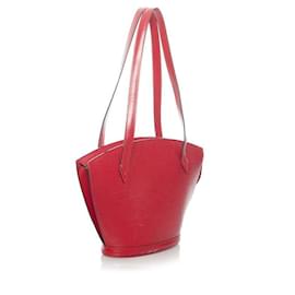 Louis Vuitton-Epi Saint Jacques Long Strap-Red