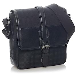 Burberry-Canvas Crossbody Bag-Black