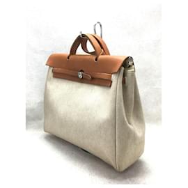 Hermès-Handbags-Beige