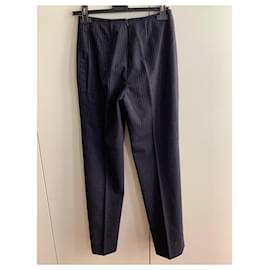 Yves Saint Laurent-Vintage YSL Variations pants-Navy blue