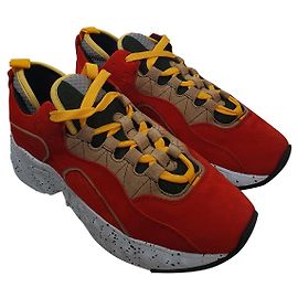 Baskets Acne Studios Rockaway Orange Beige Jaune Beige Orange Jaune