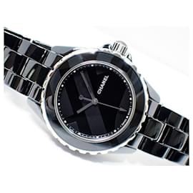 Chanel-Chanel J12 Untitled H5581 black ceramic world1200 Lot Limited Mens-Black