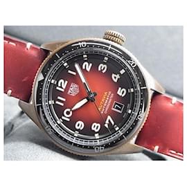Tag Heuer-TAG HEUER Autavia Special edition bronze 42 MM WBE5192 Genuine goods Mens-Red