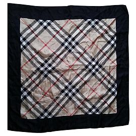 Lenço Burberry de seda com estampa check Outro