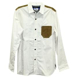 Junya Watanabe-Junya Watanabe Checked Shirt in White Cotton-Other