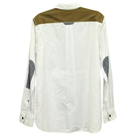 Junya Watanabe-Junya Watanabe Checked Shirt in White Cotton-Other