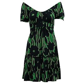Bcbg Max Azria Vestido estampado verde Verde