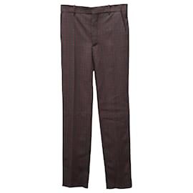 Balenciaga-Pantaloni a quadri Balenciaga Classic Fit in poliestere multicolor-Altro