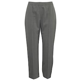 Joseph-Joseph Dalton Comfort Trousers in Grey Wool-Grey