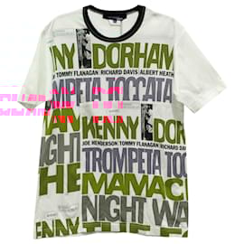 Junya Watanabe-Junya Watanabe Graphic T-shirt in White Cotton-White