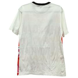 Junya Watanabe-Junya Watanabe Graphic T-shirt in White Cotton-White