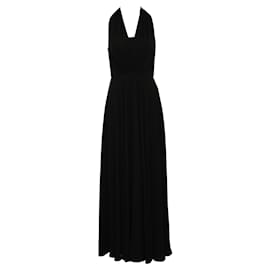 Ted Baker Schwarzes trägerloses Maxi-Abendkleid Schwarz