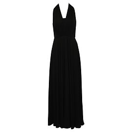 Ted Baker Robe longue de soirée noire sans bretelles Noir