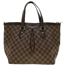 Louis Vuitton-LOUIS VUITTON Damier Ebene Palermo PM Shoulder Bag N48214 LV Auth 30513a-Other