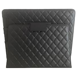 Chanel-Chanel Black Quilted Leather Photo Frame-Black