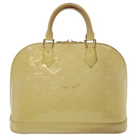 Louis Vuitton-LOUIS VUITTON Monogram Vernis Alma PM Hand Bag Broncorail M91445 LV Auth rh240-Other