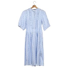 Stella Nova Kleid aus Baumwolle Blau Blau