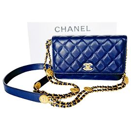 Chanel Wallet on chain Métiers d'Art 2022 Bleu