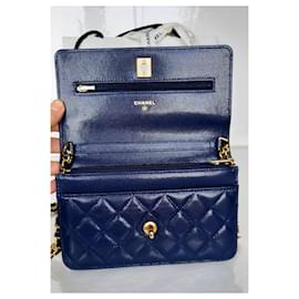 Chanel-Wallet on chain Craftsmanship 2022-Blue