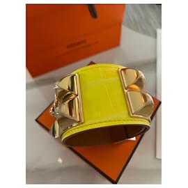 Hermès-Collier de chein-Yellow