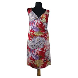 Vestido Etro Multicor de Viscose e Elastano Multicor