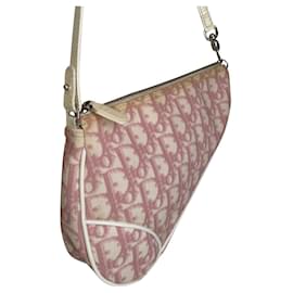 Christian Dior-Borsa da sella Dior Mini Trotter-Rosa