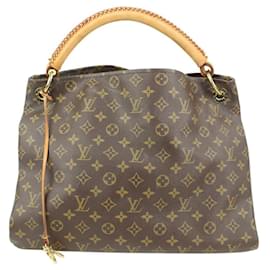 Louis Vuitton-Monogram Artsy MM Hobo with Braided Handle-Other
