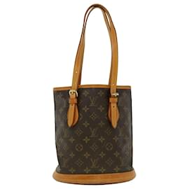 Louis Vuitton-LOUIS VUITTON Monogram Bucket PM Shoulder Bag M42238 LV Auth pt3754-Other