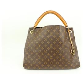 Louis Vuitton-Monogram Artsy MM Hobo with Braided Handle-Other