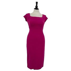 Diane Von Furstenberg DvF Alejetta Viskosestretchkleid Pink Lila