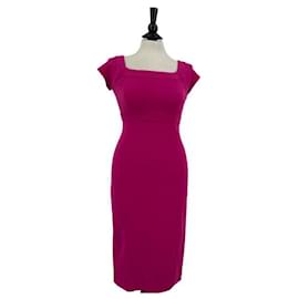 Diane Von Furstenberg-DvF Alejetta viscose stretch dress-Pink,Purple