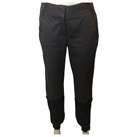 Marithé et François Girbaud Marithé François Girbaud pantalones bicolor Negro Marrón oscuro