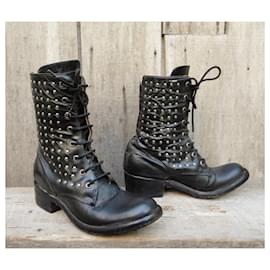 Mexicana-Mexicana P-Stiefel 36-Schwarz