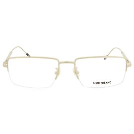 Montblanc Square-Frame Metal Optical Frames Golden Metallic